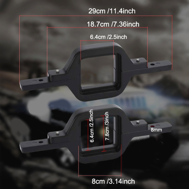 Y-007A Off-road Vehicle Universal Reversing Light Mounting Bracket Tow Hook by buy2fix