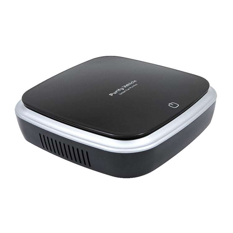 Car Solar Energy Negative Ion Smart USB Air Purifier (Black) by buy2fix