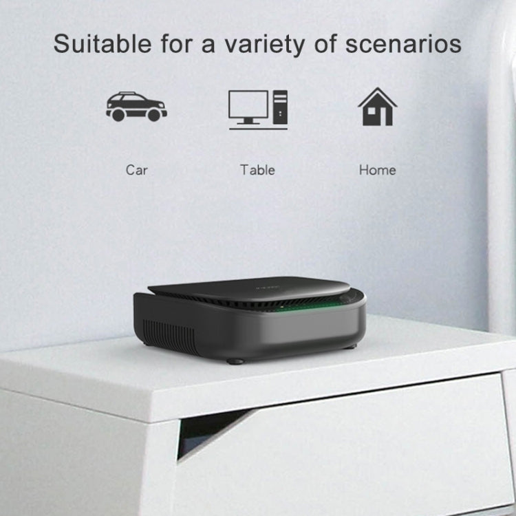 XJ-008 Car Negative Ion USB Air Purifier, Basic Version (Black) by buy2fix