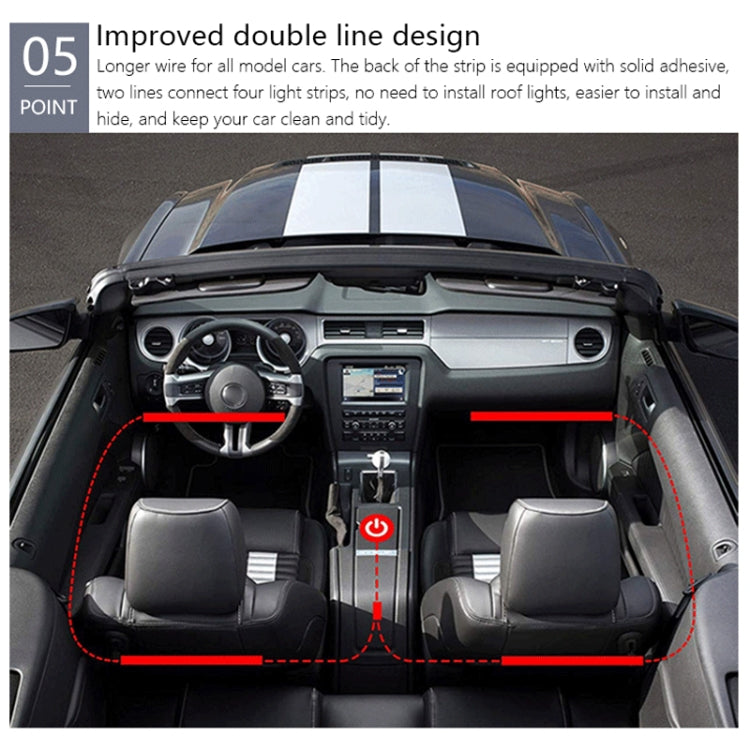 Y12 Cigarette Lighter Car Colorful RGB Foot LED Atmosphere Light - Atmosphere lights by buy2fix | Online Shopping UK | buy2fix