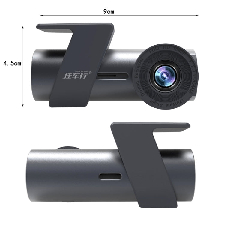Car WiFi Dual Camera Hidden 360 Degree Rotation Car Driving Recorder by buy2fix
