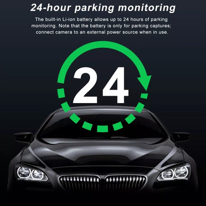 Front and Inner Dual Camera HD Infrared Night Vision Car Dash Cam Driving Recorder by buy2fix