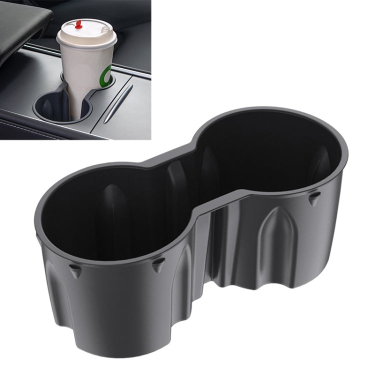 SHUNWEI SD-1054 Car Water Cup Holder for Tesla Model 3 / Y 2021-2022(Black) - Car Drink Holders by SHUNWEI | Online Shopping UK | buy2fix