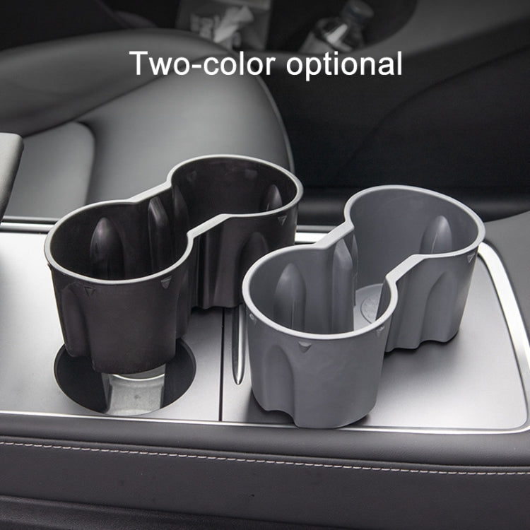 SHUNWEI SD-1054 Car Water Cup Holder for Tesla Model 3 / Y 2021-2022(Grey) by SHUNWEI