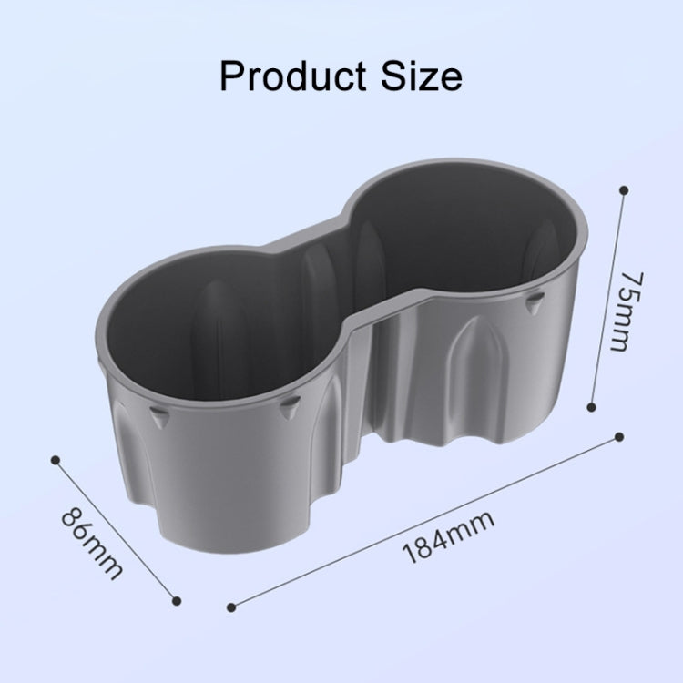 SHUNWEI SD-1054 Car Water Cup Holder for Tesla Model 3 / Y 2021-2022(Black) - Car Drink Holders by SHUNWEI | Online Shopping UK | buy2fix