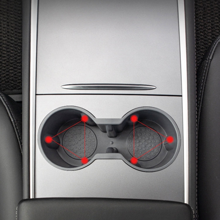 SHUNWEI SD-1054 Car Water Cup Holder for Tesla Model 3 / Y 2021-2022(Black) - Car Drink Holders by SHUNWEI | Online Shopping UK | buy2fix