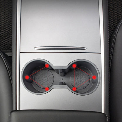 SHUNWEI SD-1054 Car Water Cup Holder for Tesla Model 3 / Y 2021-2022(Black) - Car Drink Holders by SHUNWEI | Online Shopping UK | buy2fix