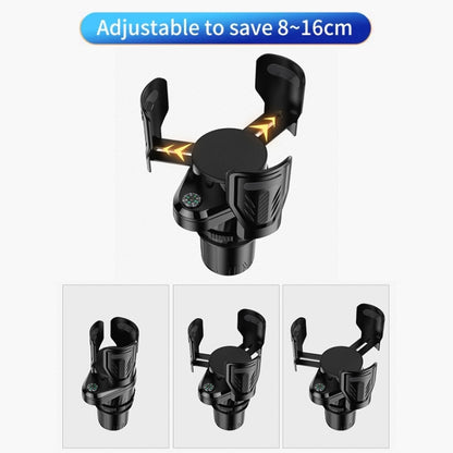 Car Multifunctional Retractable Rotating Water Cup Holder with Compass - Car Drink Holders by buy2fix | Online Shopping UK | buy2fix