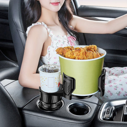 Car Multifunctional Retractable Rotating Water Cup Holder with Compass - Car Drink Holders by buy2fix | Online Shopping UK | buy2fix