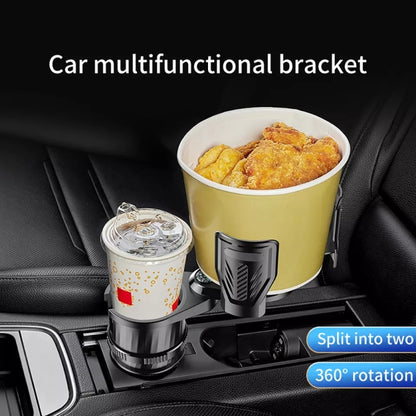 Car Multifunctional Retractable Rotating Water Cup Holder with Compass - Car Drink Holders by buy2fix | Online Shopping UK | buy2fix