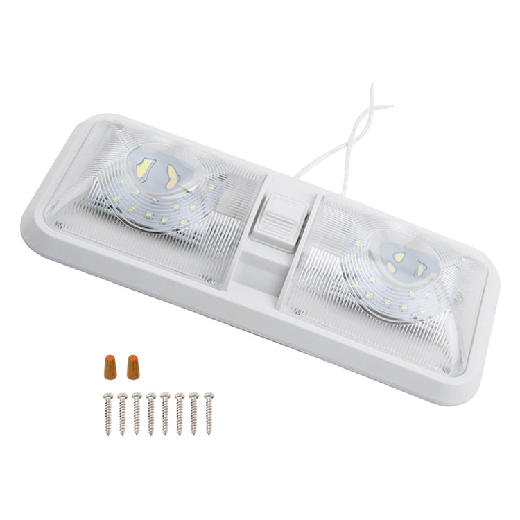 12V 48LEDs RV Camper Boat Ceiling Dome Light Spotlight - Dome Lights by buy2fix | Online Shopping UK | buy2fix