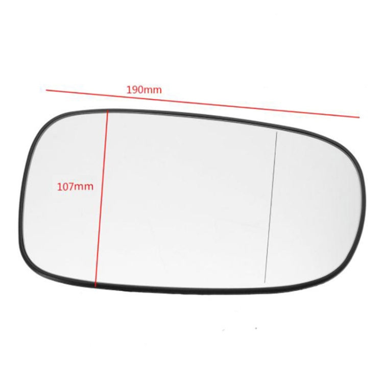 Car Left Side Wide-angle Rearview Mirror 30495 for Saab 93 2003-2010, Right Drive - Convex Mirror & Accessories by buy2fix | Online Shopping UK | buy2fix