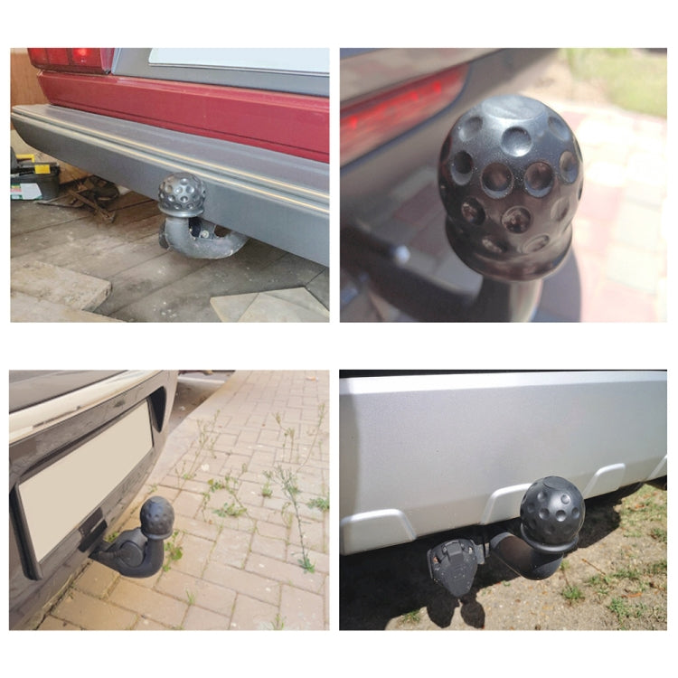 Car Truck Tow Ball Cover Cap Towing Hitch Trailer Towball Protection - Towing Bars by buy2fix | Online Shopping UK | buy2fix