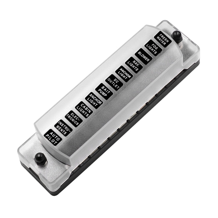 CS-978A2 FB1902 1 In 12 Out Independent Positive Negative Fuse Box without Fuse Piece for Auto Car Truck Boat - Fuse by buy2fix | Online Shopping UK | buy2fix