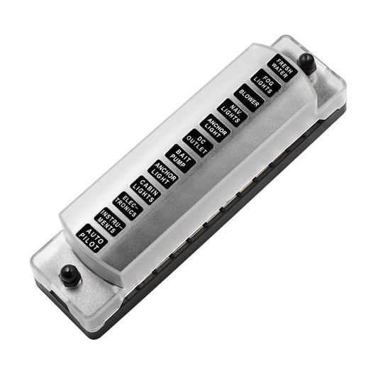 CS-978A2 FB1902 1 In 12 Out Independent Positive Negative Fuse Box without Fuse Piece for Auto Car Truck Boat - Fuse by buy2fix | Online Shopping UK | buy2fix