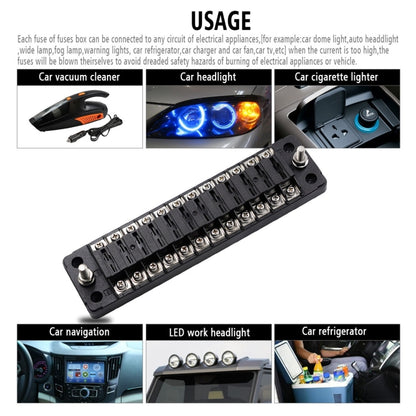 CS-978A2 FB1902 1 In 12 Out Independent Positive Negative Fuse Box without Fuse Piece for Auto Car Truck Boat - Fuse by buy2fix | Online Shopping UK | buy2fix