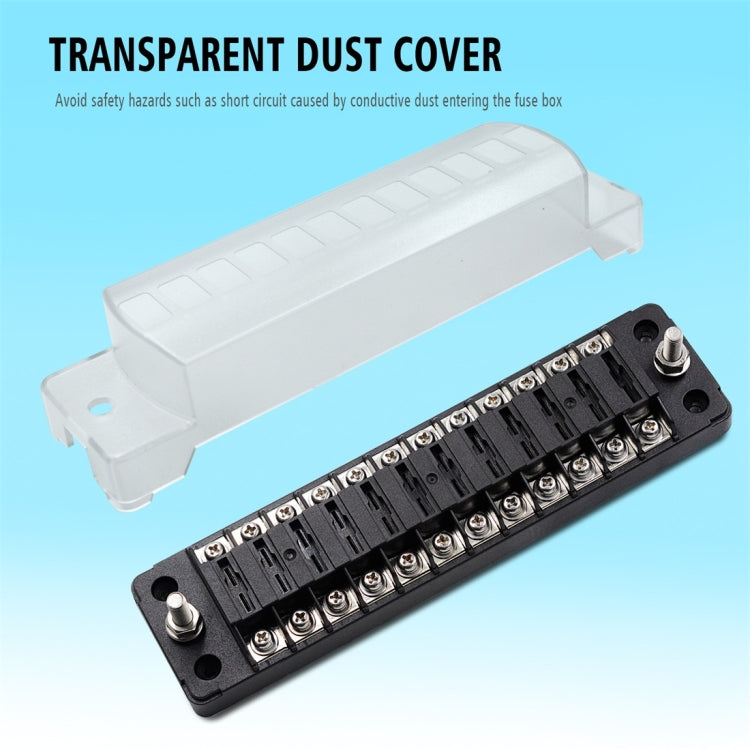 ZH-979A2 FB1904 1 In 1 Out 12 Ways Positive Negative Fuse Box with 24 Fuses for Auto Car Truck Boat - Fuse by buy2fix | Online Shopping UK | buy2fix
