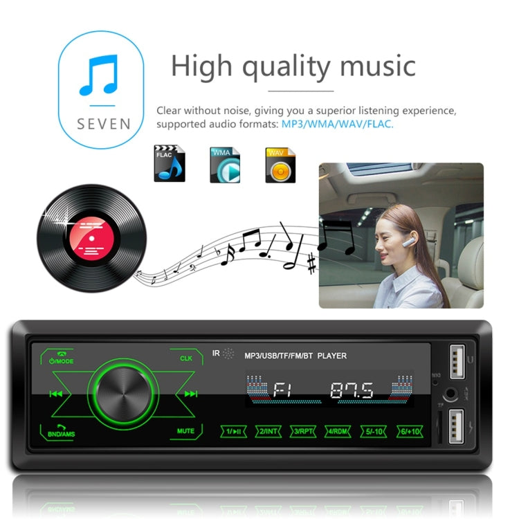 M10 12V Car Radio Receiver MP3 Player, Support Bluetooth Hand-free Calling / FM / USB / SD Card by buy2fix