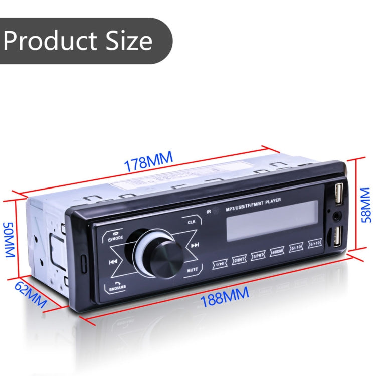 M10 12V Car Radio Receiver MP3 Player, Support Bluetooth Hand-free Calling / FM / USB / SD Card by buy2fix