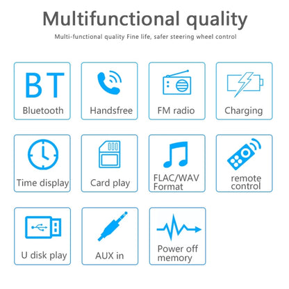 M10 12V Car Radio Receiver MP3 Player, Support Bluetooth Hand-free Calling / FM / USB / SD Card by buy2fix