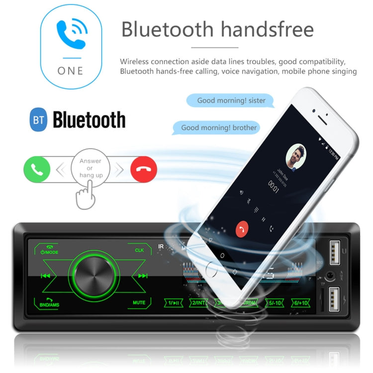 M10 12V Car Radio Receiver MP3 Player, Support Bluetooth Hand-free Calling / FM / USB / SD Card by buy2fix