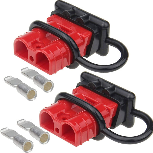 CP-0242-02 50A 600V Towing Winch Quick Connect Systems Wire Harness Plug with Dust Cover - Terminal connectors by buy2fix | Online Shopping UK | buy2fix