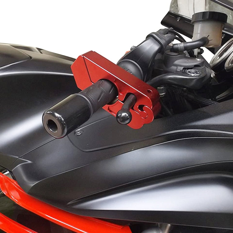 Motorcycle Aluminum Alloy Throttle Handle Lock (Blue) - Theft Protection by buy2fix | Online Shopping UK | buy2fix