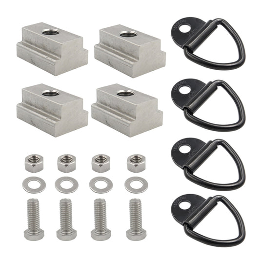 Bed Deck Rails Cleat T Slot Nuts Fits Screws with 3/8 inch-16 Thread for Toyota Tacoma / Tundra - Towing Bars by buy2fix | Online Shopping UK | buy2fix