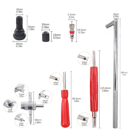 Car Tire Valve Core Remover Installer Tool - Hand Tool Sets by buy2fix | Online Shopping UK | buy2fix
