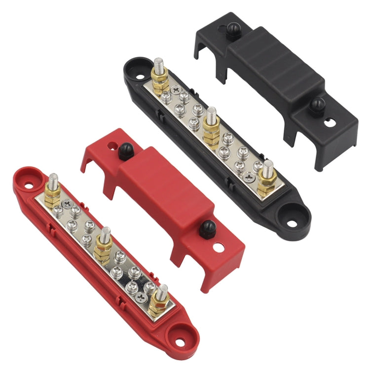 1 Pair 48V 150A M6 Power Distribution Terminal Block Battery Bus Bar Set with Terminal Block - Fuse by buy2fix | Online Shopping UK | buy2fix