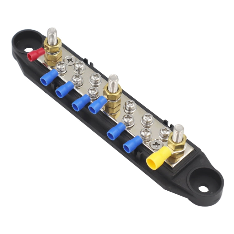 1 Pair 48V 150A M6 Power Distribution Terminal Block Battery Bus Bar Set with Terminal Block - Fuse by buy2fix | Online Shopping UK | buy2fix