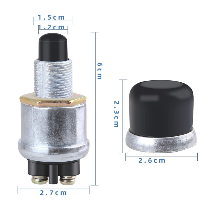 Car Engine One Key Start Ignition Switch 12V Waterproof Horn Switch - Car Switches by buy2fix | Online Shopping UK | buy2fix