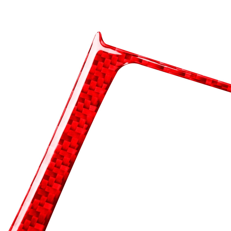 3 PCS Set for Honda CRV 2007-2011 Carbon Fiber Car Central Control Air Outlet Panel Decorative Sticker,Left and Right Drive Universal (Red) - Car Interior Mouldings by buy2fix | Online Shopping UK | buy2fix