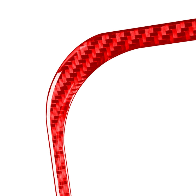 For Honda CRV 2007-2011 Carbon Fiber Car Handheld Box Panel Frame Decorative Sticker,Left and Right Drive Universal (Red) - Car Interior Mouldings by buy2fix | Online Shopping UK | buy2fix