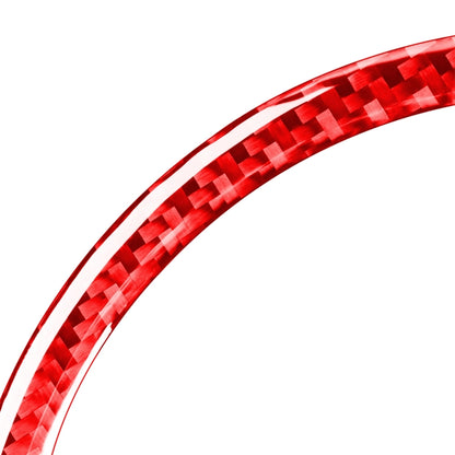 4 PCS Set for Honda CRV 2007-2011 Carbon Fiber Car Door Horn Ring Decorative Sticker,Left and Right Drive Universal (Red) - Car Interior Mouldings by buy2fix | Online Shopping UK | buy2fix