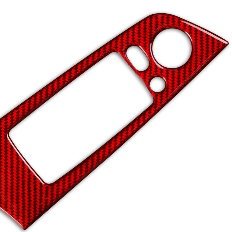 5 PCS Set for BMW 3 Series E90 Carbon Fiber Car Right Driving Lifting Panel Decorative Sticker with Folding, Diameter: 37.8cm(Red) - Car Interior Mouldings by buy2fix | Online Shopping UK | buy2fix