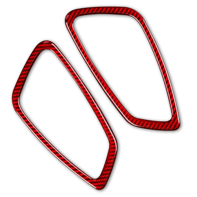 4 PCS Set for BMW 3 Series E90 Carbon Fiber Car Door Handle Decorative Sticker,Left and Right Drive(Red) - Car Interior Mouldings by buy2fix | Online Shopping UK | buy2fix
