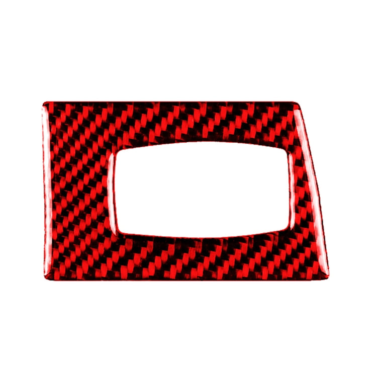 For BMW 3 Series E90 Carbon Fiber Car Ignition Switch Key Hole Decoration Sticker, Left Drive (Red) - Car Interior Mouldings by buy2fix | Online Shopping UK | buy2fix