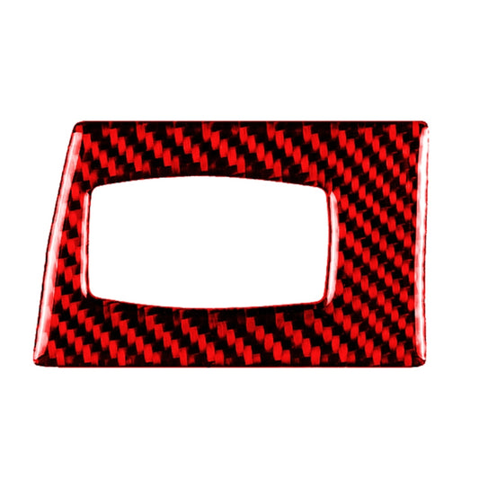 For BMW 3 Series E90 Carbon Fiber Car Ignition Switch Key Hole Decoration Sticker, Right Drive (Red) - Car Interior Mouldings by buy2fix | Online Shopping UK | buy2fix