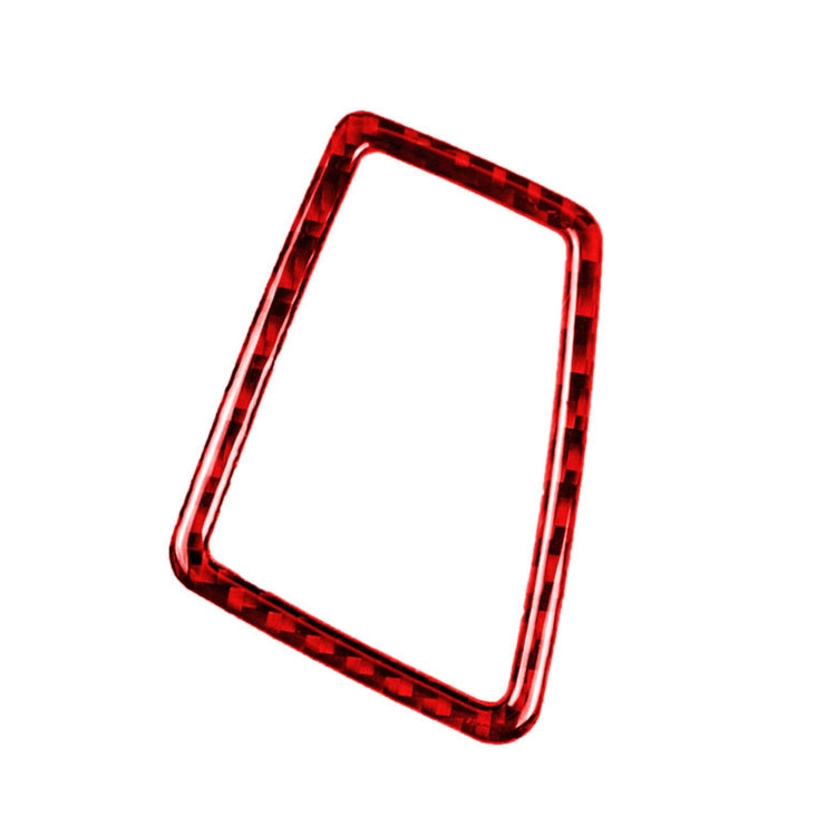 2 PCS Set for BMW 3 Series E90 Carbon Fiber Car Instrument Air Outlet Decorative Sticker,Left Drive (Red) - Car Interior Mouldings by buy2fix | Online Shopping UK | buy2fix