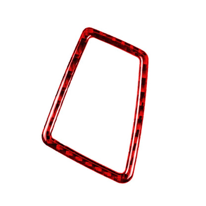2 PCS Set for BMW 3 Series E90 Carbon Fiber Car Instrument Air Outlet Decorative Sticker,Left Drive (Red) - Car Interior Mouldings by buy2fix | Online Shopping UK | buy2fix