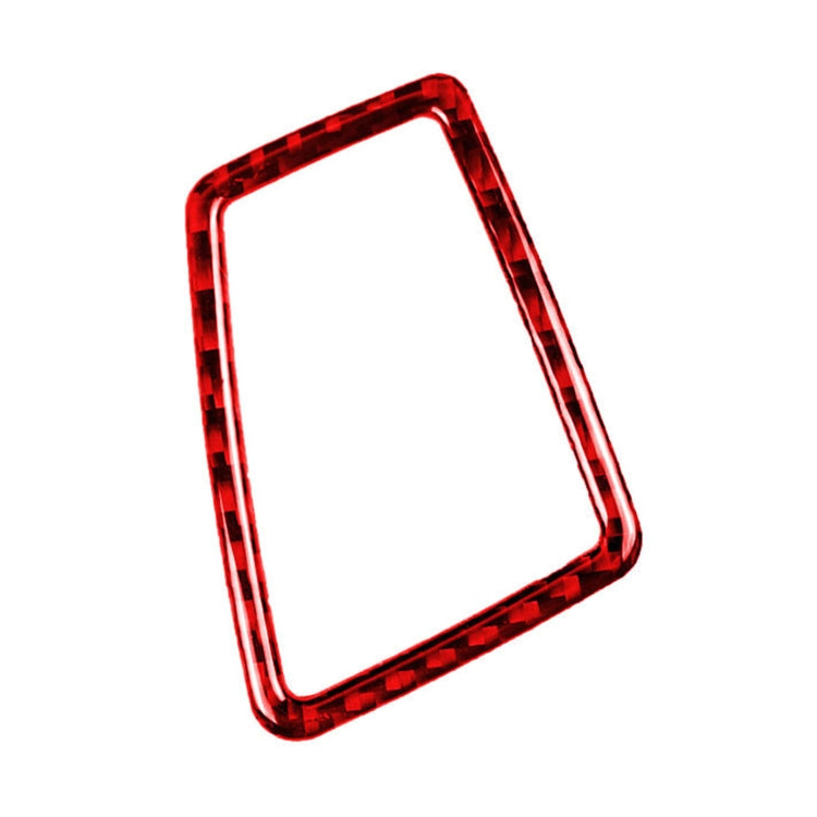 2 PCS Set for BMW 3 Series E90 Carbon Fiber Car Instrument Air Outlet Decorative Sticker,Right Drive (Red) - Car Interior Mouldings by buy2fix | Online Shopping UK | buy2fix