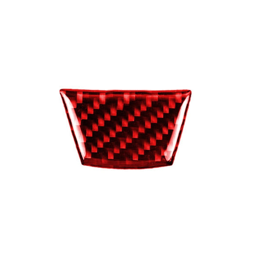 For BMW 3 Series E90 Little B Version Carbon Fiber Car Steering Wheel Decorative Sticker (Red) - Car Interior Mouldings by buy2fix | Online Shopping UK | buy2fix