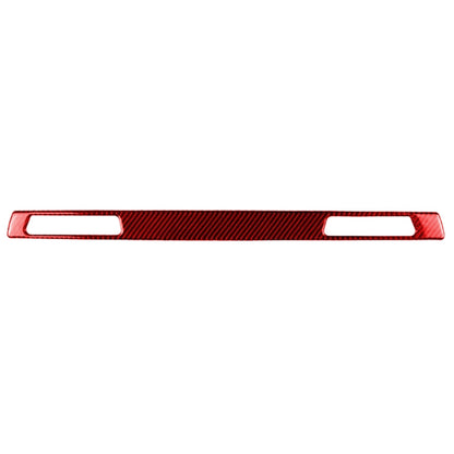 For BMW 3 Series E90 CarBon Fiber Car Water Cup Strip Decorative Sticker,Left Drive(Red) - Car Interior Mouldings by buy2fix | Online Shopping UK | buy2fix