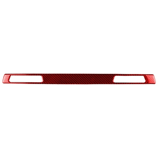 For BMW 3 Series E90 CarBon Fiber Car Water Cup Strip Decorative Sticker,Left Drive(Red) - Car Interior Mouldings by buy2fix | Online Shopping UK | buy2fix