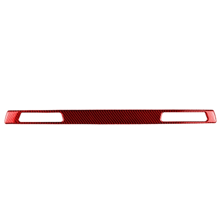 For BMW 3 Series E90 CarBon Fiber Car Water Cup Strip Decorative Sticker,Right Drive (Red) - Car Interior Mouldings by buy2fix | Online Shopping UK | buy2fix