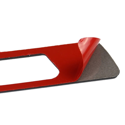 For BMW 3 Series E90 CarBon Fiber Car Water Cup Strip Decorative Sticker,Right Drive (Red) - Car Interior Mouldings by buy2fix | Online Shopping UK | buy2fix