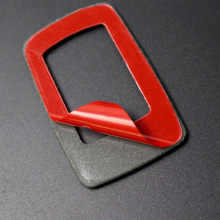 5 PCS Set For BMW 3 Series E90 Carbon Fiber Car Right Drive Window Lift Panel Decorative Sticker, Diameter: 35.8cm (Red) - Car Interior Mouldings by buy2fix | Online Shopping UK | buy2fix