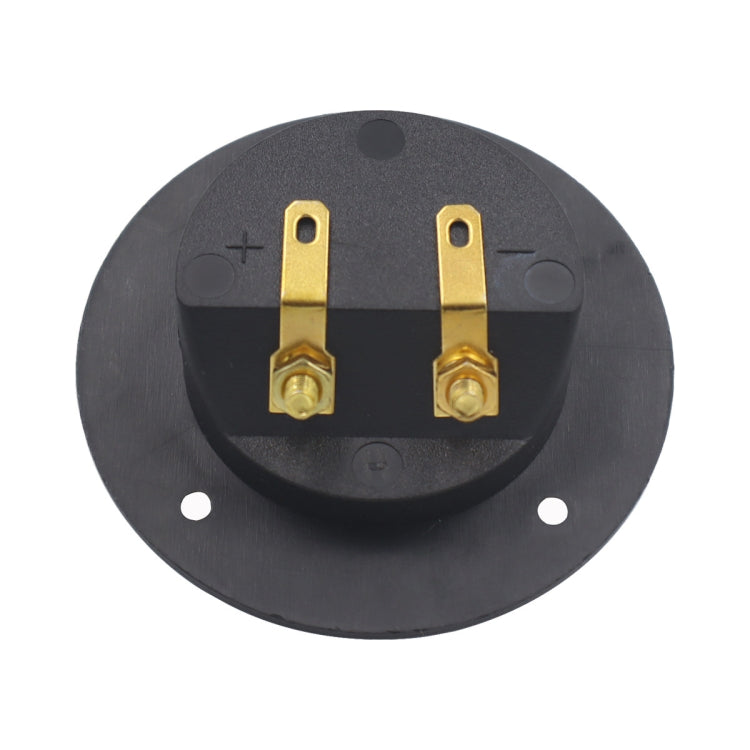 2 in 1 / Set Car Double Binding Round Gold Plate Push Spring Loaded Jacks Speaker Box - Booster Cable & Clip by buy2fix | Online Shopping UK | buy2fix