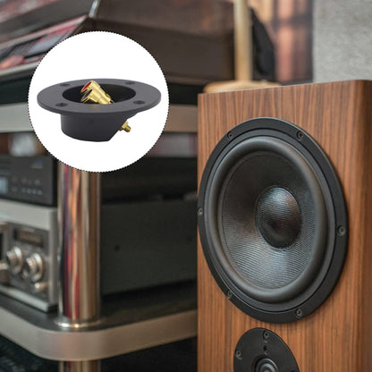 2 in 1 / Set Car Double Binding Round Gold Plate Push Spring Loaded Jacks Speaker Box - Booster Cable & Clip by buy2fix | Online Shopping UK | buy2fix